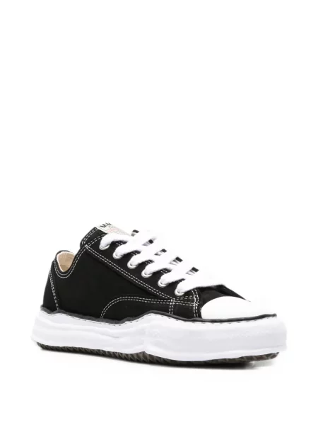 Sneakerși Maison Mihara Yasuhiro din piele de căprioară negru