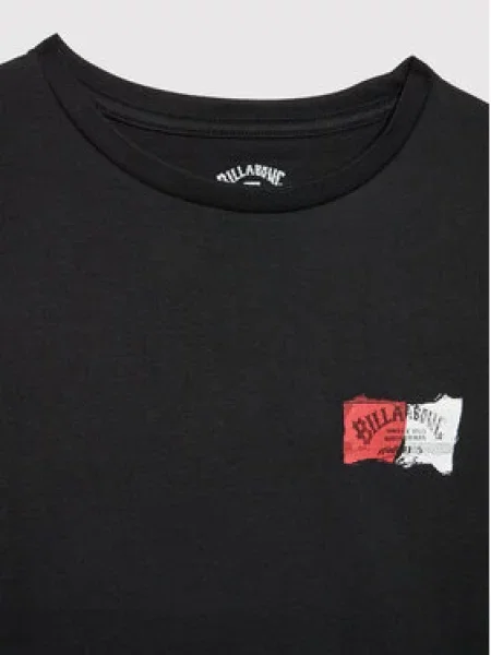 Billabong Marškinėliai Ripped Premium Fit juoda