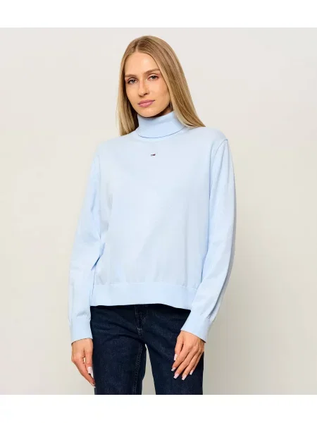 Pulover Tommy Jeans albastru