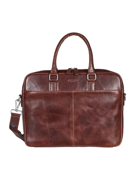 Torba na laptopa Howard London brązowa