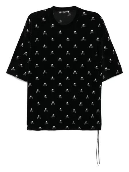 Tricou Mastermind Japan de catifea cu imagine negru