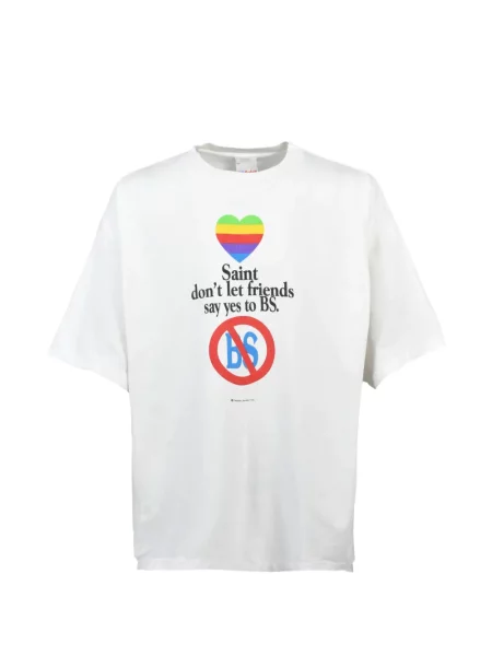 Tricou Saint Mxxxxxx cu imagine alb