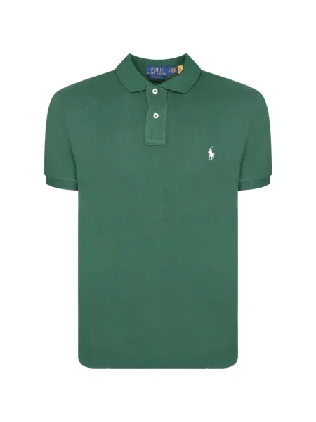 Tricou polo Polo Ralph Lauren cu broderie verde