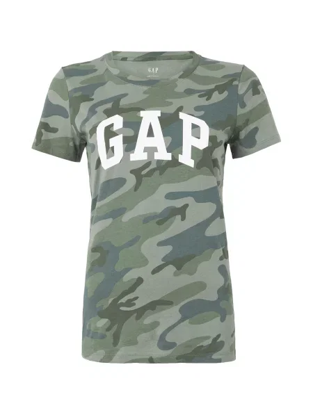 GAP Tricou CLASSIC verde / verde smarald / verde închis alb