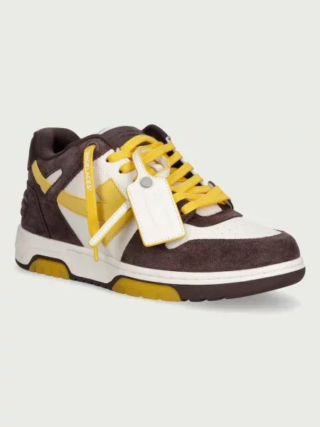 Кроссовки Off-white в деловом стиле белые