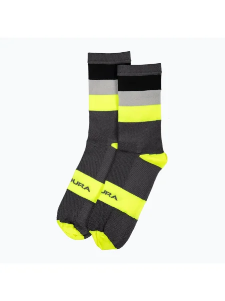 Șosete de ciclism pentru bărbați Endura Bandwidth hi-viz yellow galben