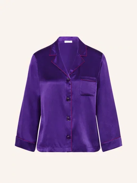 Eres Koszulka Od Piżamy Convive Z Jedwabiu rot