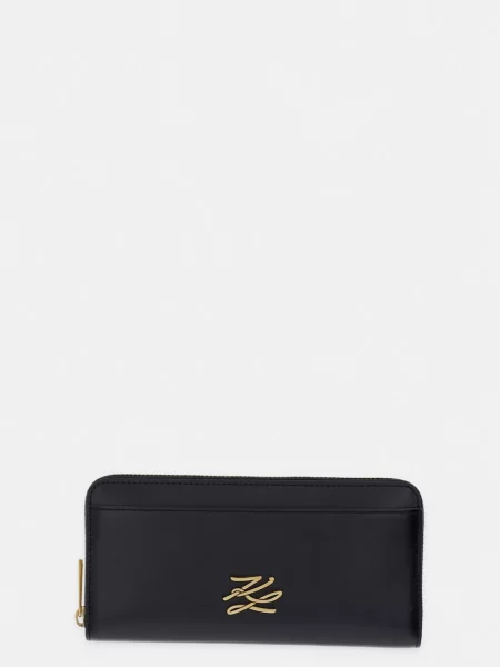 Karl Lagerfeld Peňaženka BYNDER TEST K/AUTOGRAPH CONT WALLET GP čierna