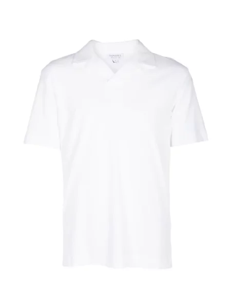 Scurt tricou Sunspel alb