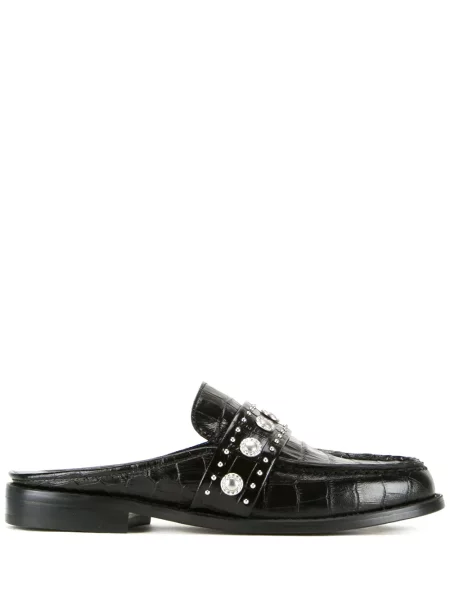Papuci tip mules Senso negru