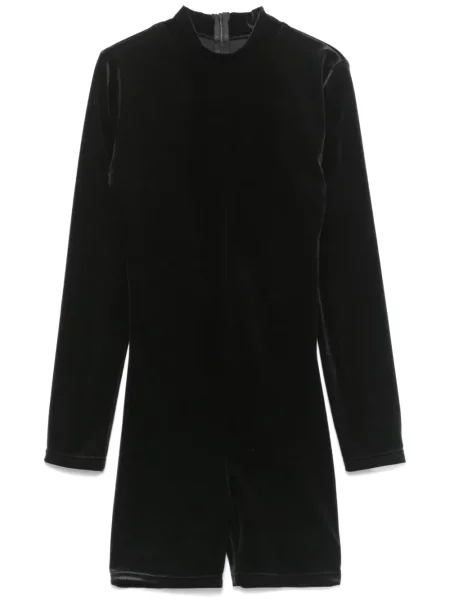 Aksamitny kombinezon Alchemy czarny