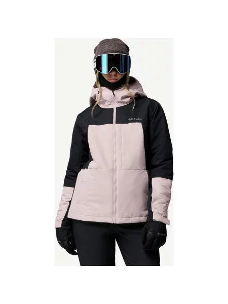 Kurtka z kapturem Columbia Alpine Echo Insulated różowy jasny XS czarny