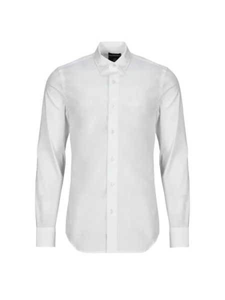 Srajca G-star Raw z dolgimi rokavi bela