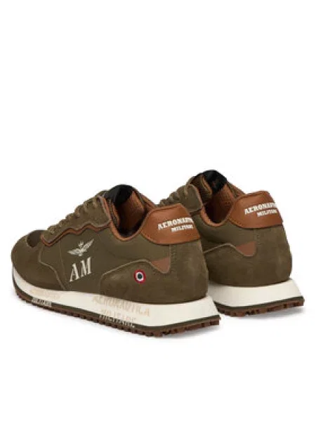Aeronautica Militare Sneakersy Kaki zelená