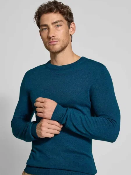 Sweter z dzianiny z mieszanki wełny z domieszką kaszmiru Mcneal