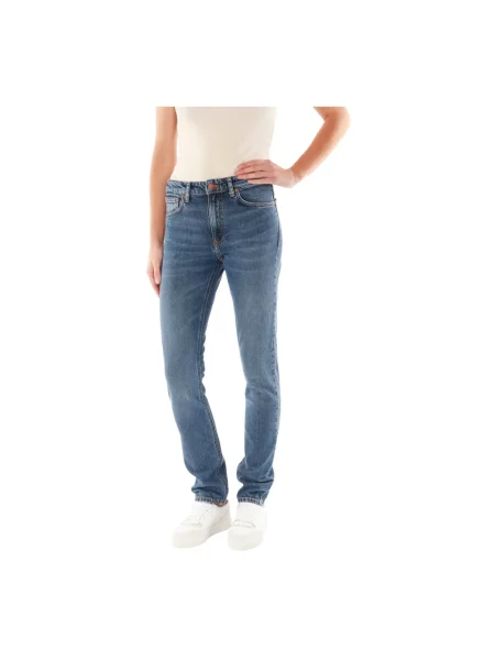 Jeansy Nudie Jeans niebieskie