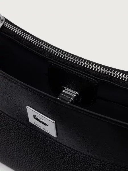 Calvin Klein Táska Mix Media Shoulder Bag fekete
