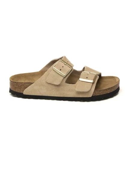 Sneakers Birkenstock Arizona Suede Leather Sandcastle EUR 36 beżowe
