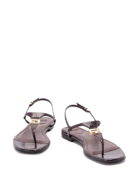 Sandale Fendi fără toc violet
