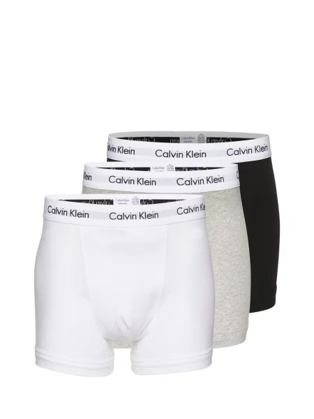 Calvin Klein Underwear Boksarice pegasto / črna / bela siva