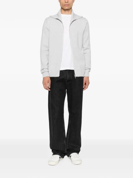 Gulerat cardigan Zanone gri
