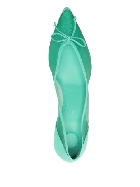 Pantofi cu toc Jacquemus verde
