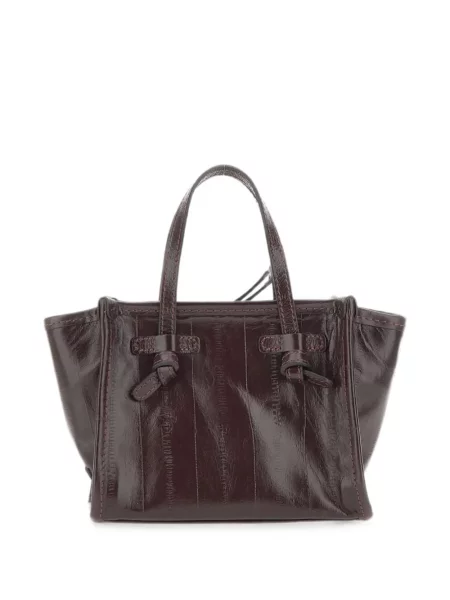Geantă shopper Marcella Club din piele maro