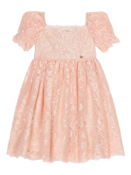 Sukienka dziecięca Dolce And Gabbana różowa