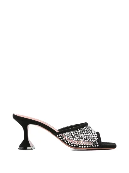 Papuci tip mules Amina Muaddi negru