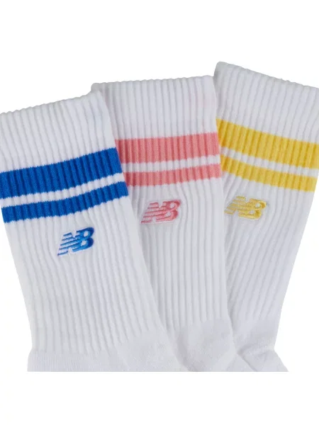 Csíkos zokni New Balance fehér
