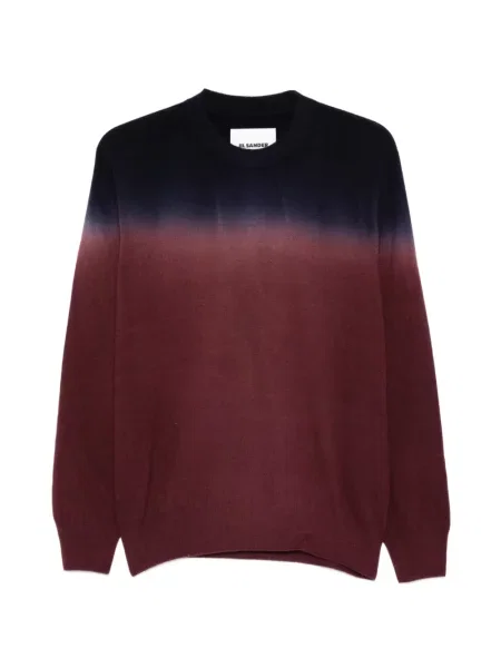 Dugo džemper Jil Sander crvena