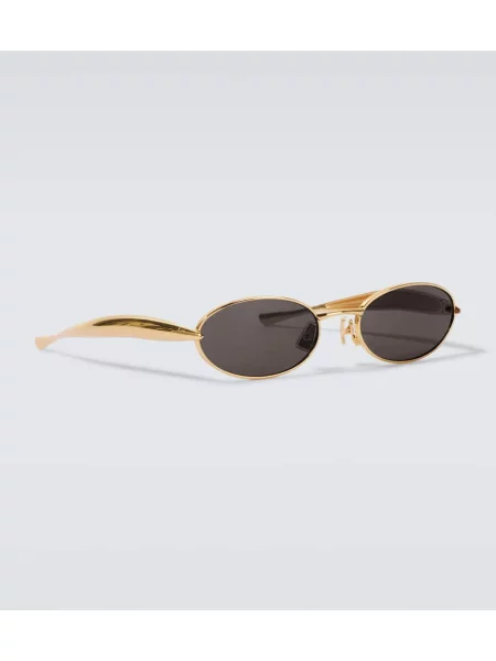 Ochelari de soare Bottega Veneta auriu