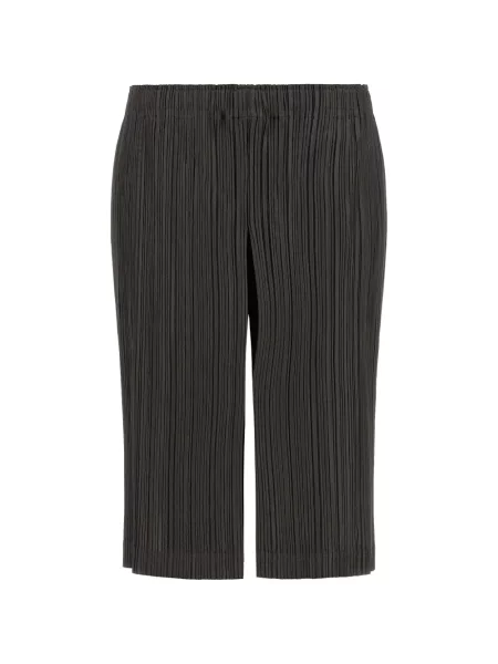 Pantaloni scurți Pleats Please Issey Miyake gri