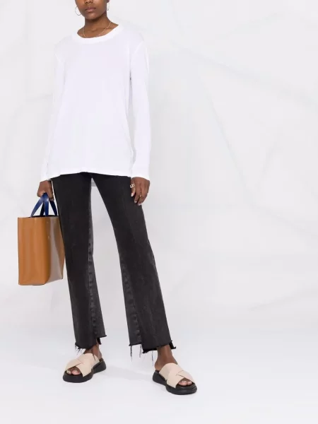 Lung tricou James Perse alb