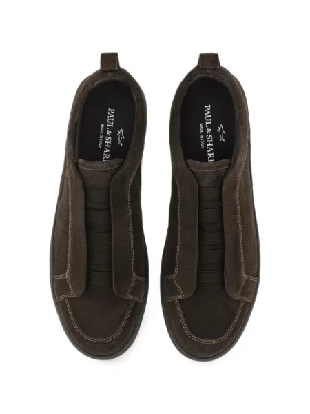 Κιλότα Paul & Shark σουέτ slip-on καφέ