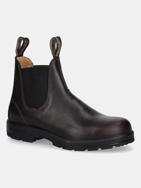 Blundstone ghete chelsea de piele maro