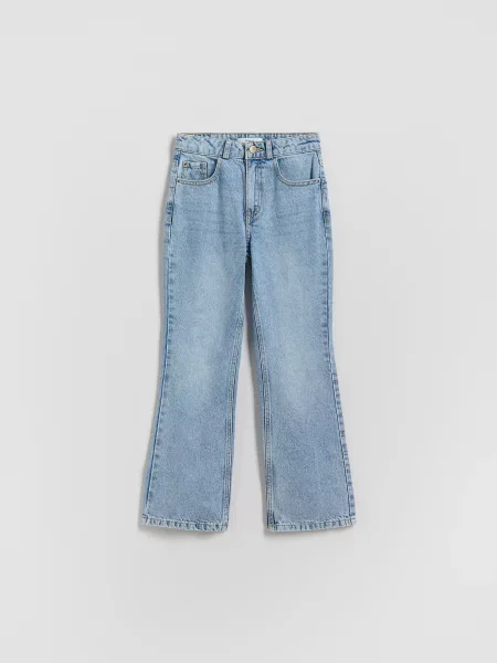 Reserved Džíny bootcut modrá