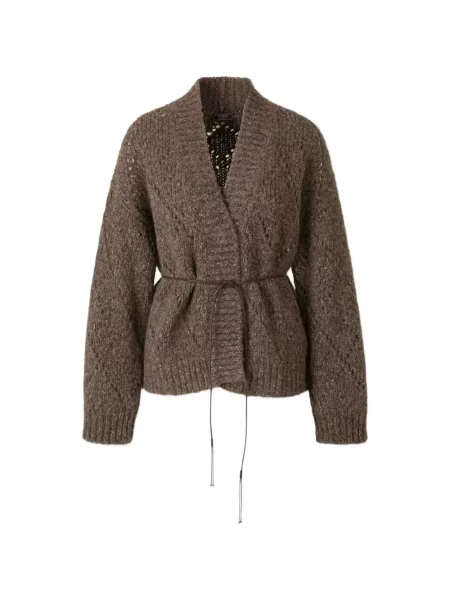 Cardigan Peserico cu paiete maro