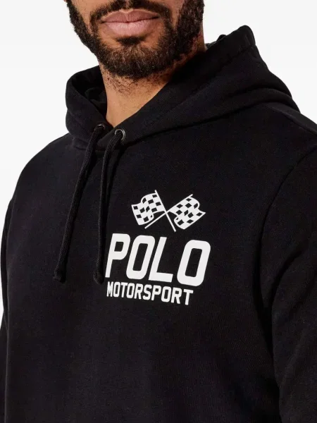 Tricou polo Polo Ralph Lauren cu imagine cu dungi din țesătură twill albastru