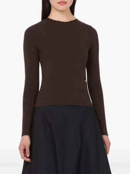 Pulover Moschino de lână maro