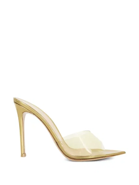 Papuci tip mules Gianvito Rossi galben