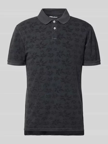 Koszulka polo w kroju slim fit z krótką plisą z model FRISCO' Blend