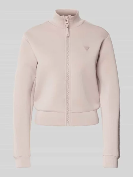 Guess bluza NEW ALLIE gładka różowy