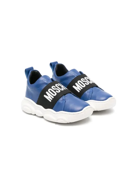 Sneakersy dziecięce Moschino niebieskie