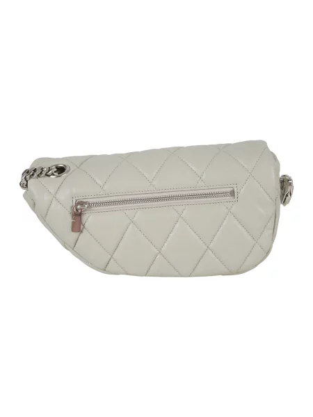 Torebka Burberry skórzana szara
