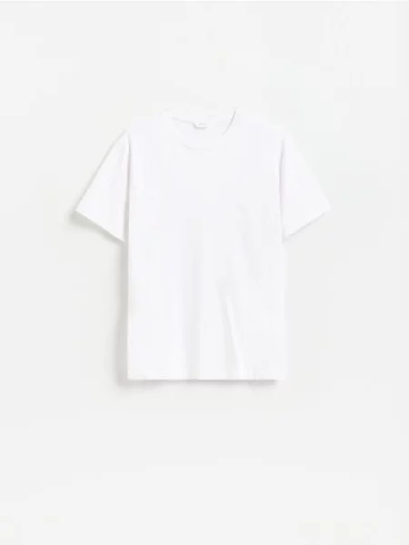 Reserved t-shirt regular biały