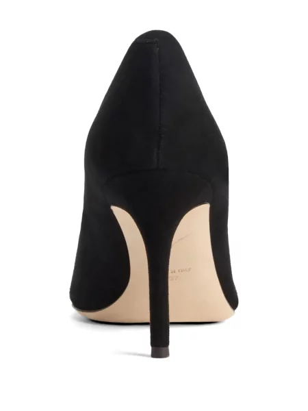Pantofi cu toc Giuseppe Zanotti din piele de căprioară negru