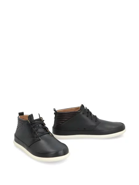 Δερμάτινα sneakers Volta μαύρο