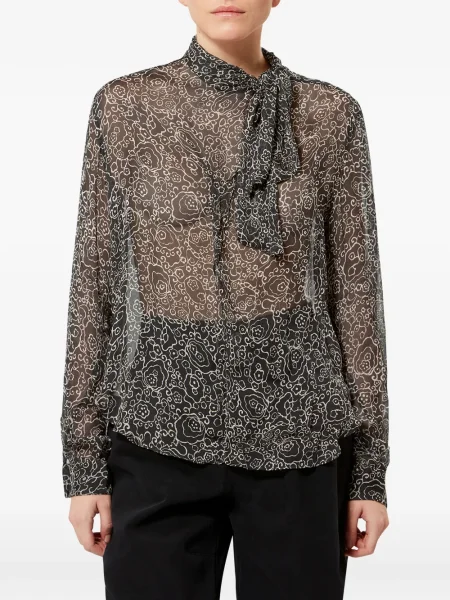 Top Marant Etoile cu funde negru