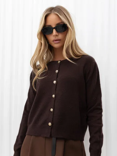 Kardigan Italy Moda crna